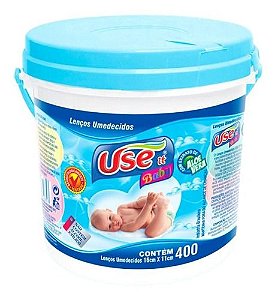 LENÇO UMEDECIDO USE BALDE AZUL 400UND