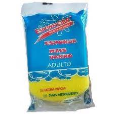 ESPONJA P/ BANHO ADULTO ESPONFLORA C/1