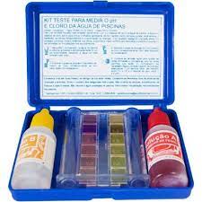 Estojo Kit De Teste De Cloro/Ph