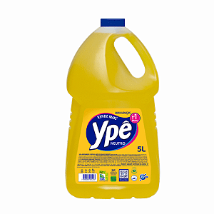 DETERGENTE NEUTRO YPE 5L - CAIXA COM 4 GALÕES