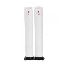 DISPENSADOR COPOS 2TUBOS AGUA BCO LE17