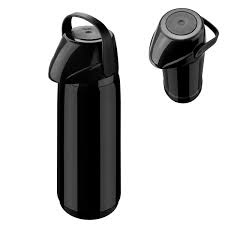 GARRAFA TERMICA INVICTA GLT PRESSAO PRETA 1L