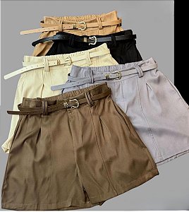 Short alfaitaria off-white