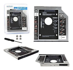 Adaptador Caddy 9.5mm Case Para Hd Ssd 2,5 Sata Notebook