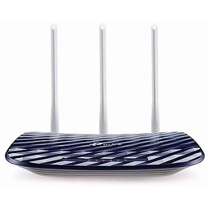 Roteador TP-Link Archer C20-W Preset, Dual Band AC750Mbps, 3 Antenas
