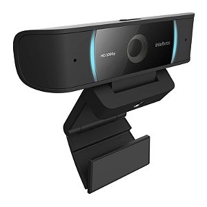 Webcam Intelbras, Full HD 1080p, USB, Preta, CAM-1080p