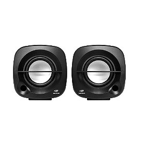 Caixa de Som Portátil C3Tech Sp-303bk, 3W, Speaker 2.0, P2 3,5mm, Preto