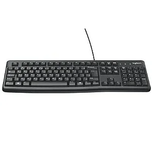 Teclado com fio USB Logitech K120 Resistente à Respingos e Layout ABNT2 -920-004423