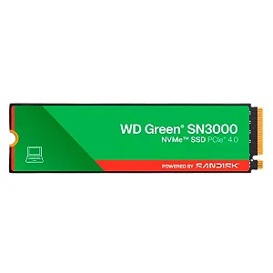 SSD WD NVME GREEN, Leitura 5000 MB/s e Gravação 4100 MB/s - WDS500G4G0E 500GB