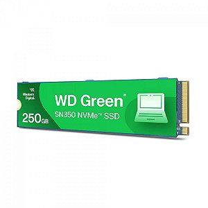 SSD WD Green SN350 250GB M.2 NVMe - WDS250G2G0C