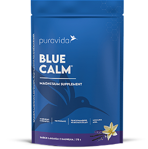 Blue Calm Magnesium Supplement Baunilha e Lavanda 175g