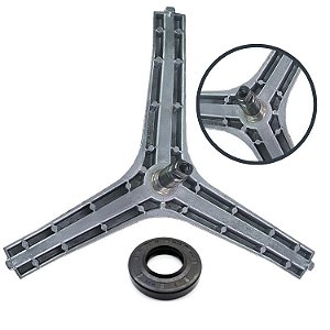 Eixo Tripé Para Lavadora Samsung C/ Retentor Wf106 Ww10j6410 Ww10j44530