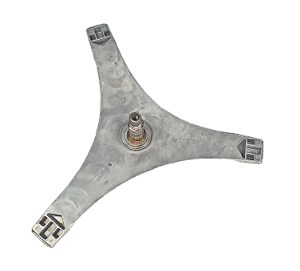 Eixo Tripé LG Cv5010 Cv7011 Cv9011 Rolamento E Parafusos Original