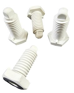 Kit Pé Nivelador Parafuso Lavadora Electrolux (67490030)