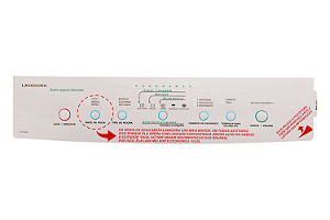 Painel Decorativo Lavadora Brastemp BWQ22 (Compatível)
