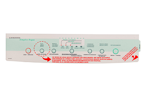 Painel Decorativo Lavadora Brastemp BWF22A (Compatível)