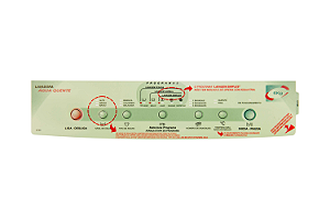 Painel Decorativo Lavadora Brastemp BWQ06A(Compatível)