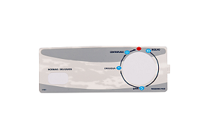 Painel Decorativo Lavadora Brastemp CLEAN BWR22 NORMAL E DELICADO (Compatível)