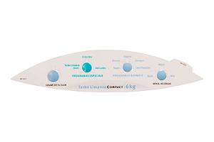 Painel Decorativo Lavadora Electrolux Top6 (Compatível)