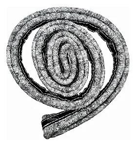 Vedação Frontal Do Cesto Secadora Samsung Dc97-07618a Dv448 Original