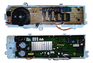 Placa Principal + Placa Display DC92-02225F 127V Lavadora Samsung WW11J4473PW Original