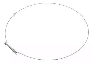 Anel Fixação Abraçadeira Frontal Lavadora LG 4861en3004b
