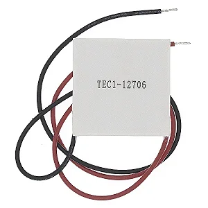 Pastilha Peltier Tec1-12706 Termoeletrica Purificador Bebedo Led Branco