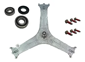 Eixo Tripé Lava E Seca Wd10n64foox Dc97-20418d Com Rolamentos + 6 Parafusos