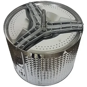 Cesto Inox + Eixo Tripé Lavadora Dc97-17686f Ww10j44530w Original
