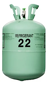 Gás R22  13,6kg Botija Fluído Refrigerant Ar Condicionado