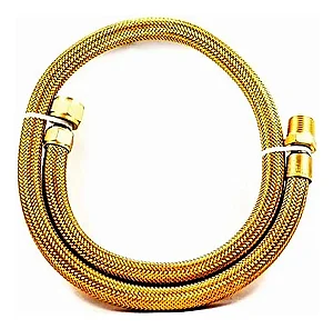 Mangueira Gás Metálica Cobre Flexível Fogão Glp Gn 1,5 Metros