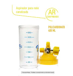 Aspirador Para Rede Canalizada Ar Comprimido (Policarbonato 400 Ml)