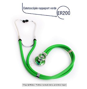 Estetoscópio Rappaport Verde ER200