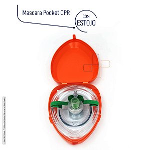 Mascara Pocket CPR com Estojo