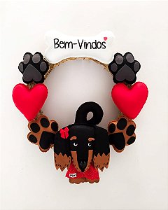 Guirlanda Clássica Boas-vindas com 1 Pet