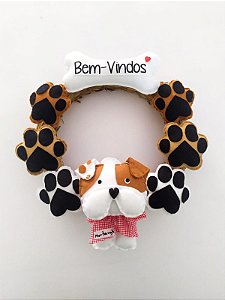 Guirlanda Patinhas Boas-vindas com 1 Pet