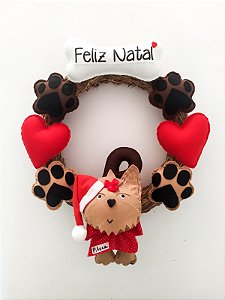 Guirlanda Clássica Natalina com 1 Pet