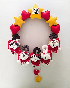 Guirlanda Natalina Estrelas com 5 pets