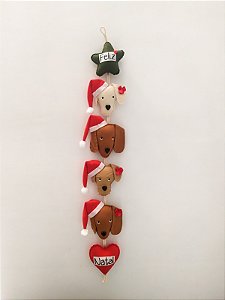 Móbile Natalino Estrelas - 4 pets