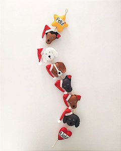 Móbile Natalino Estrelas - 6 pets