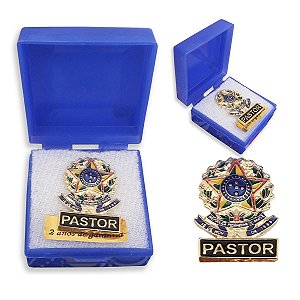Broche (Botton) C/ Brasão - Pastor