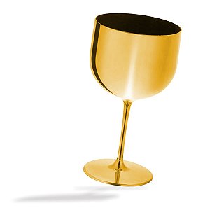 Taça de Acrílico para Decoração - Metalizada (580ml)