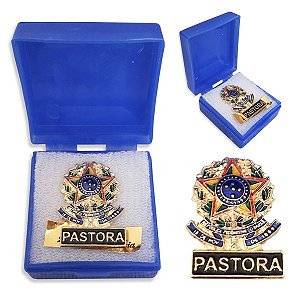 Broche (Botton) C/ Brasão - Pastora