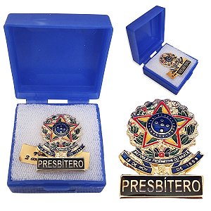 Broche (Botton) C/ Brasão - Presbítero