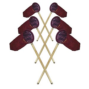 Kit C/ 6 Salvas P/ Coleta De Ofertas E Dízimos Em Igrejas