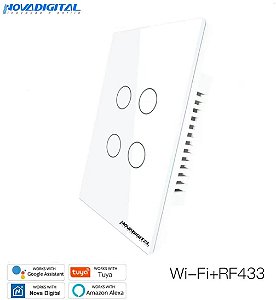 Interruptor Inteligente Wifi Nova Digital WsUsRf