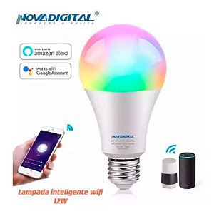 Lâmpada Inteligente Nova Digital 12w