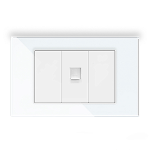 Tomada Internet Rj45 Rede Computador Fêmea Cat5e 4x2