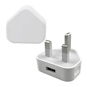 Carregador Fonte Celular Smartphone Padrão Reino Unido Uk