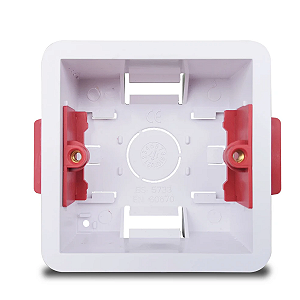 Caixa de Embutir Parede Drywall Interruptor Tomada Padrão Europeu Uk 2x2